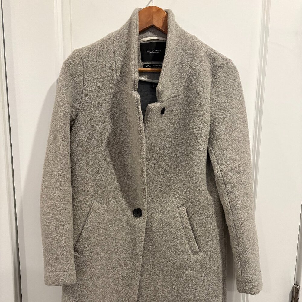 Women's Scotch and Soda Chic Wool Winter Coat (Size P)